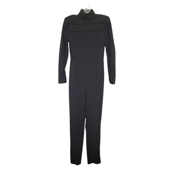 Long Sleeve Turtle Neck Jumpsuit Small - Picture 2 of 4
